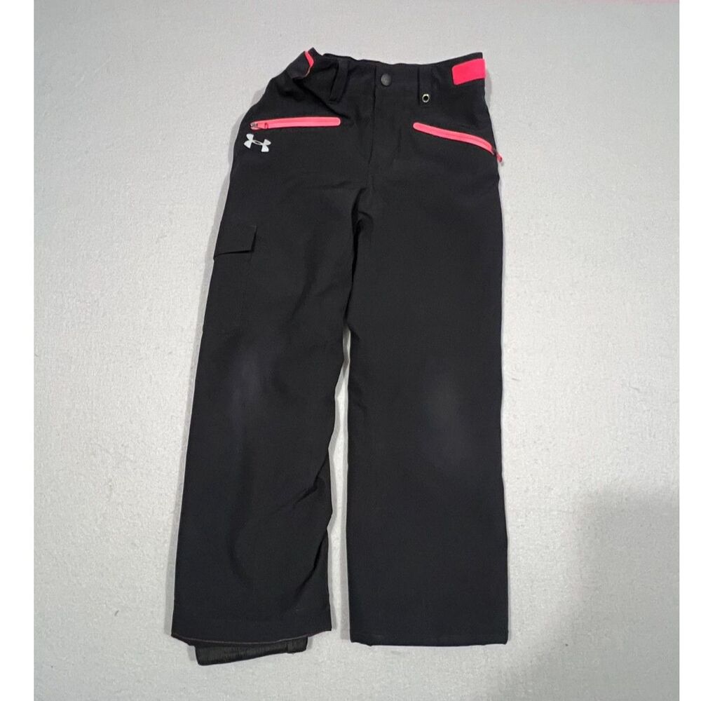 UnderArmour Youth Snowpants with Pink Highlights Size M
